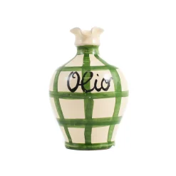 Online Puglia Green Stripe Oil Bottle, 250ml Jugs & Bottles|Tableware Brands