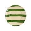 Online Puglia Green Stripe Side Plate, 19cm Plates|Crockery & Dinnerware