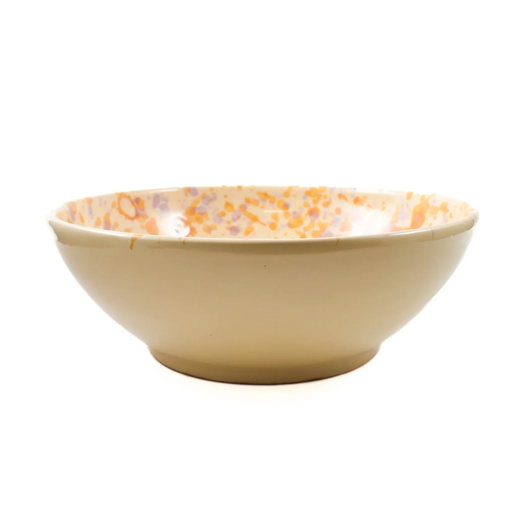 Best Puglia Lilac and Yellow Splatter Large Salad Bowl, 28cm Tableware Brands|Crockery & Dinnerware