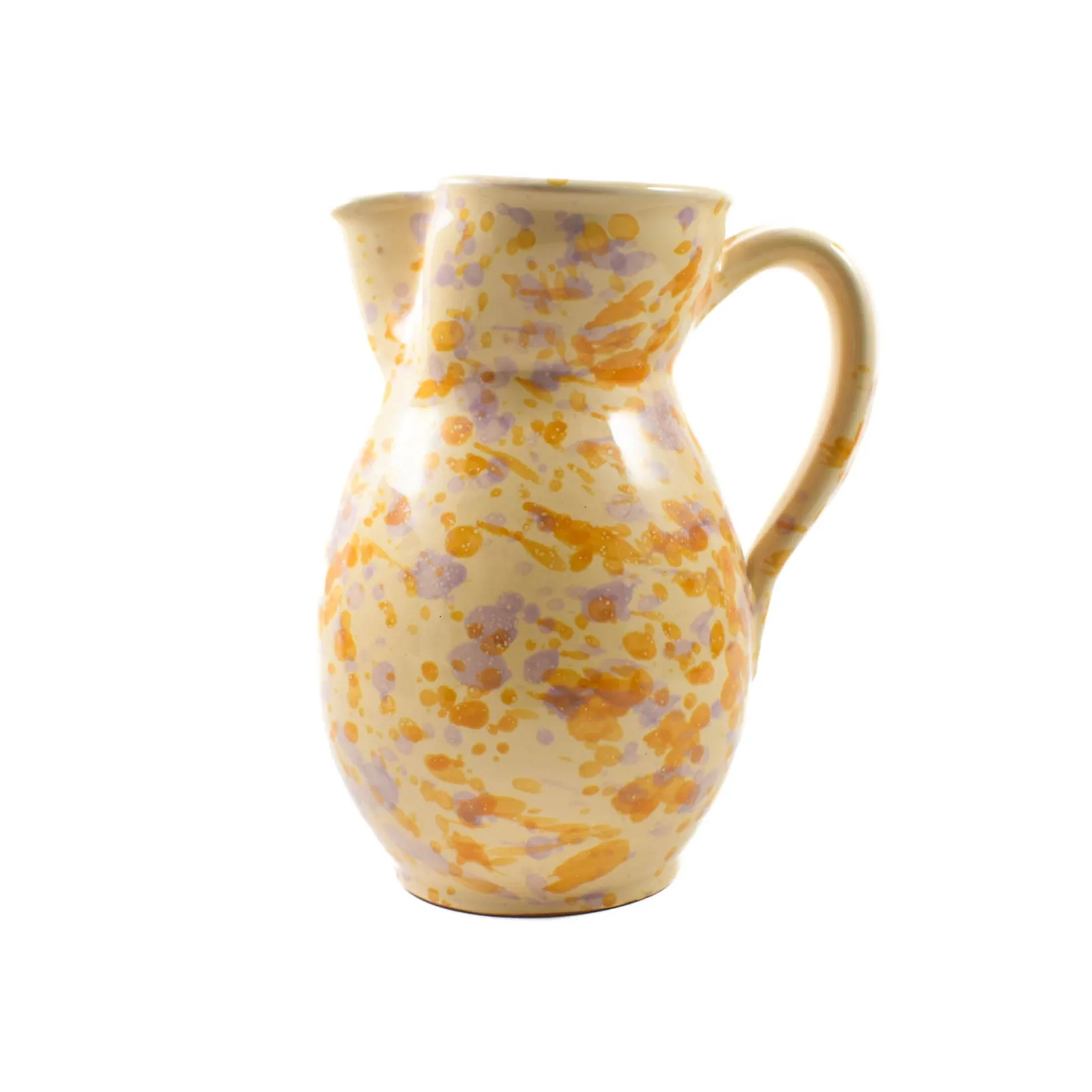 Outlet Puglia Lilac and Yellow Splatter Pitcher Jugs & Bottles|Tableware Brands