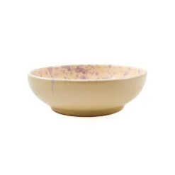 Outlet Puglia Lilac Splatter Bowl, 19cm Crockery & Dinnerware|Tableware Brands