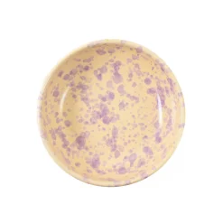 Outlet Puglia Lilac Splatter Bowl, 19cm Crockery & Dinnerware|Tableware Brands