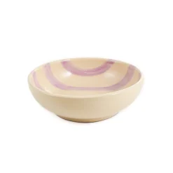 Clearance Puglia Lilac Stripe Bowl, 19cm Crockery & Dinnerware|Bowls