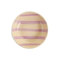 Clearance Puglia Lilac Stripe Bowl, 19cm Crockery & Dinnerware|Bowls