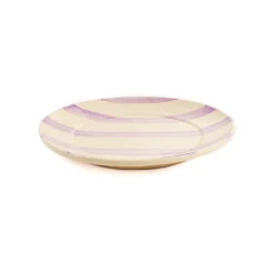 Sale Puglia Lilac Stripe Dinner Plate, 27cm Plates|Crockery & Dinnerware