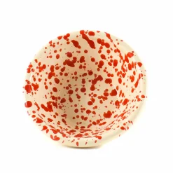 Puglia Red Splatter Bowl, 12cm Italian Ingredients|Crockery & Dinnerware