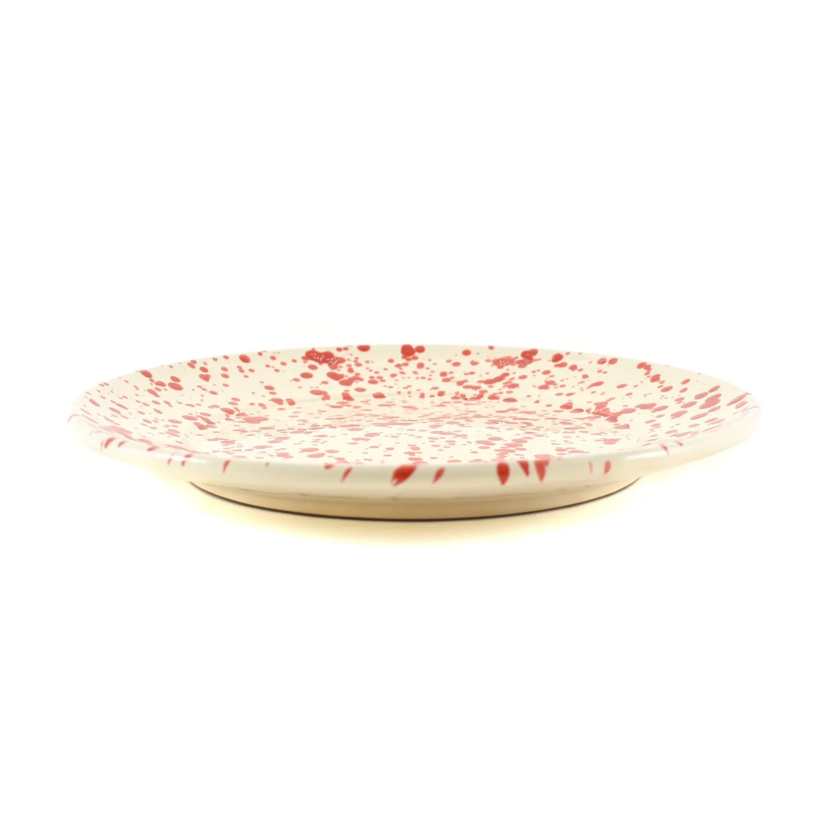 Puglia Red Splatter Dinner Plate, 27cm Italian Ingredients|Plates