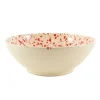 Online Puglia Red Splatter Large Salad Bowl, 28cm Italian Ingredients|Crockery & Dinnerware