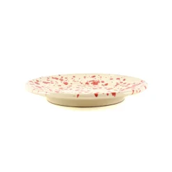 Clearance Puglia Red Splatter Side Plate, 19cm Italian Ingredients|Plates