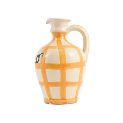 Hot Puglia Yellow Stripe Oil Bottle, 250ml Jugs & Bottles|Tableware Brands