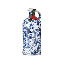 Outlet Puglian Extra Virgin Olive Oil in Blue Splatter Ceramic Bottle, 500ml Italian Ingredients|Oil, Vinegar & Dressings