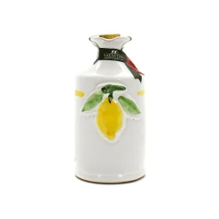 Clearance Puglian Olive Oil with Lemon in Terracotta Bottle, 250ml Italian Ingredients|Extra Virgin Olive Oil