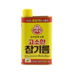 Pure Korean Sesame Oil, 500ml Korean Ingredients|Oil, Vinegar & Dressings