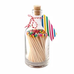 New Rainbow Luxury Matches in Glass Bottle Tableware Brands