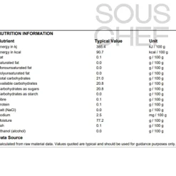 New Mojito Puree, 1 Litre Ingredients Brands|Drinks
