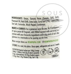 Mamak Curry Leaf & Roasted Cumin, 180g Ingredients Brands|Southeast Asian Ingredients