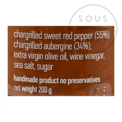 Best Red Pepper & Aubergine Paste, 200g Ingredients Brands|Greek Ingredients