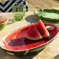Best Watermelon Serving Plate, 36.5x18cm Tableware Brands