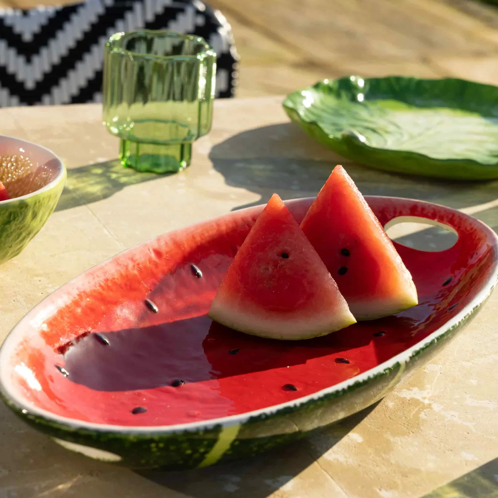 Best Watermelon Serving Plate, 36.5x18cm Tableware Brands