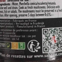 Sale Morel Mushrooms, 185g Ingredients Brands|French Ingredients