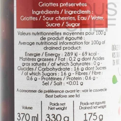 Best Pitted Morello Cherries (Griottes), 370ml Ingredients Brands|Baking Ingredients