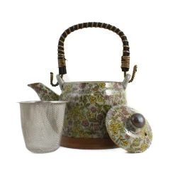 Sale Saku Floral Japanese Teapot Japanese Ingredients|Japanese Tableware