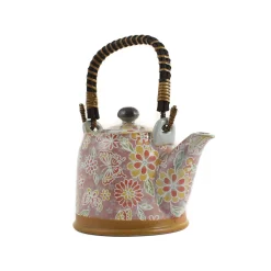 New Saku Pink Japanese Teapot Japanese Ingredients|Japanese Tableware