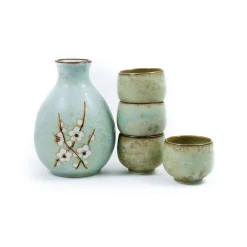 Hot Sakura Blossom Sake Set Tableware Brands|Japanese Ingredients