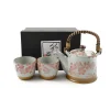 Discount Sakura Blossom Tea Set For Two Tableware Brands|Japanese Ingredients