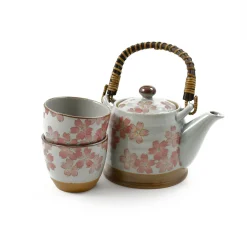 Discount Sakura Blossom Tea Set For Two Tableware Brands|Japanese Ingredients