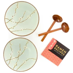 Outlet Sakura Ramen Bowl Set Japanese Ingredients|Japanese Tableware