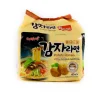 Hot Potato Ramen Multi Pack Noodles, 5 x 120g Ingredients Brands|Korean Ingredients