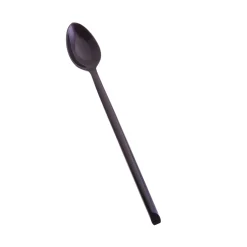 Black Horn Kitami Long Dessert Spoon, 20cm Cutlery|Tableware Brands