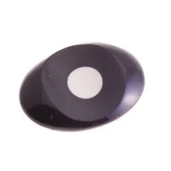 Black Horn Chopstick Rest with White Bone Dot, 4.5cm Cutlery|Tableware Brands