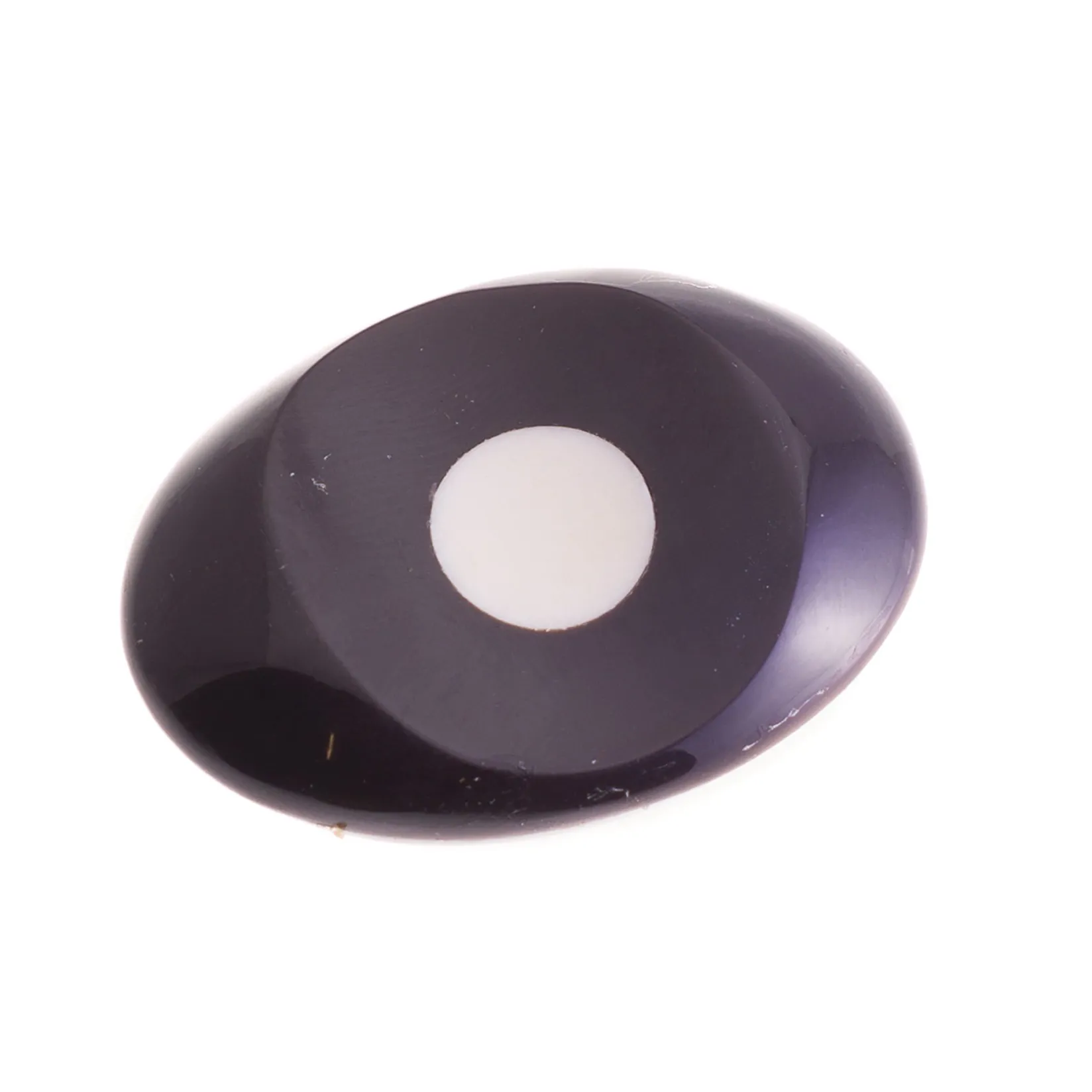 Black Horn Chopstick Rest with White Bone Dot, 4.5cm Cutlery|Tableware Brands