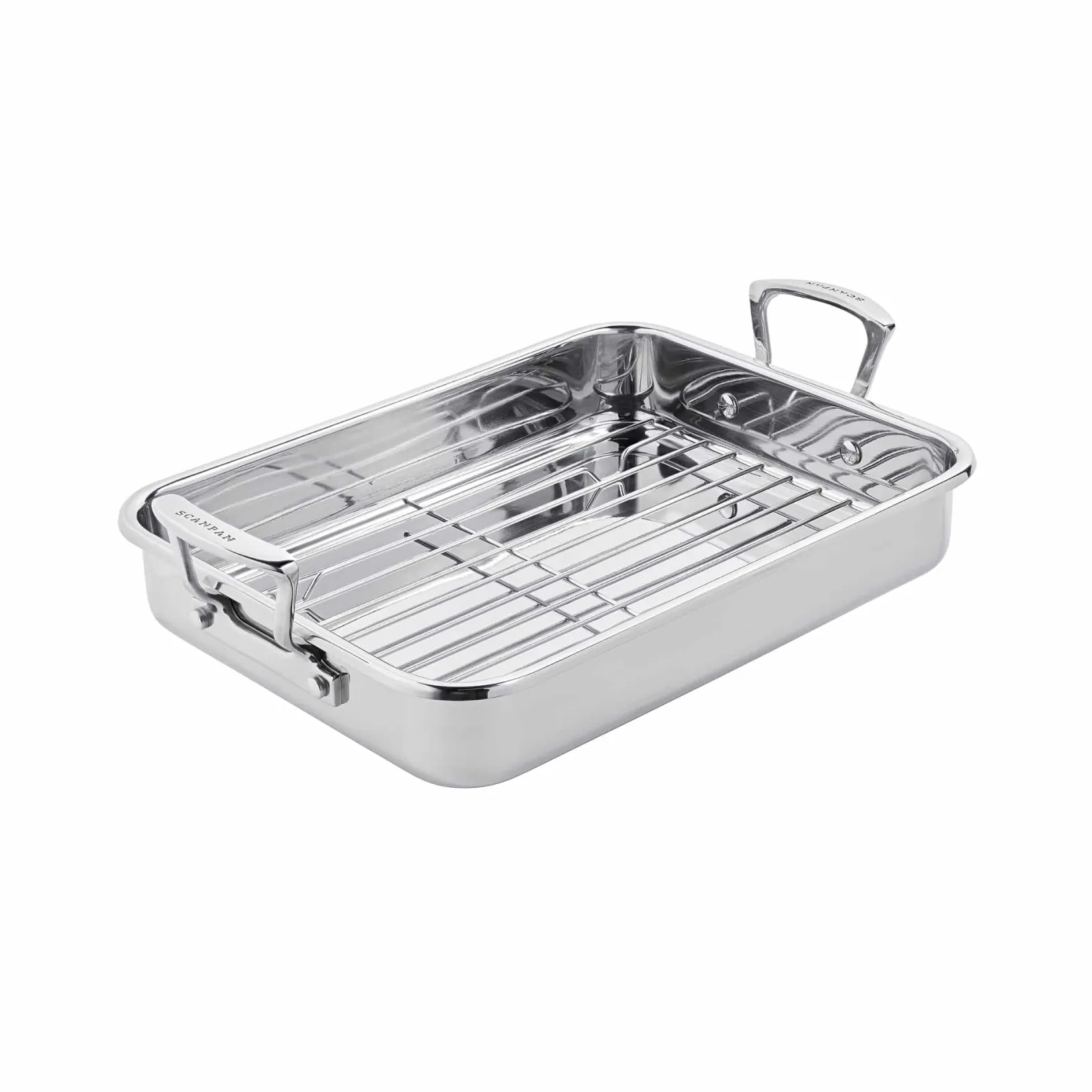 Best Impact Stainless Steel Roasting Pan with Rack, 43x28cm Baking Supplies & Equipment