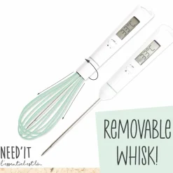 Outlet Scrap Cooking Handheld Whisk with Built in Thermometer Baking Supplies & Equipment