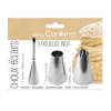 New Scrap Cooking Set of 3 Stainless Steel Choux Piping Nozzles Baking Supplies & Equipment