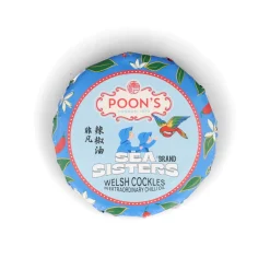 Sale x Poon's Limited Edition Welsh Cockles in Chilli Oil, 115g Tinned Fish & Seafood|Ingredients Brands