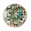 New Porcelain Dancing Pandas Mamezara Garnish Plate, 10cm Japanese Ingredients|Plates