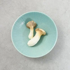 Discount Senkei Shallow Bowl, Turquoise, 24cm Japanese Ingredients|Japanese Tableware