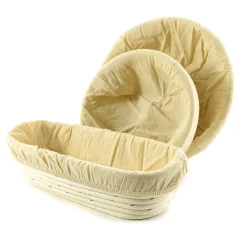 Online Set of 2 Banneton Liner - Fits Round, 1kg Baking Supplies & Equipment