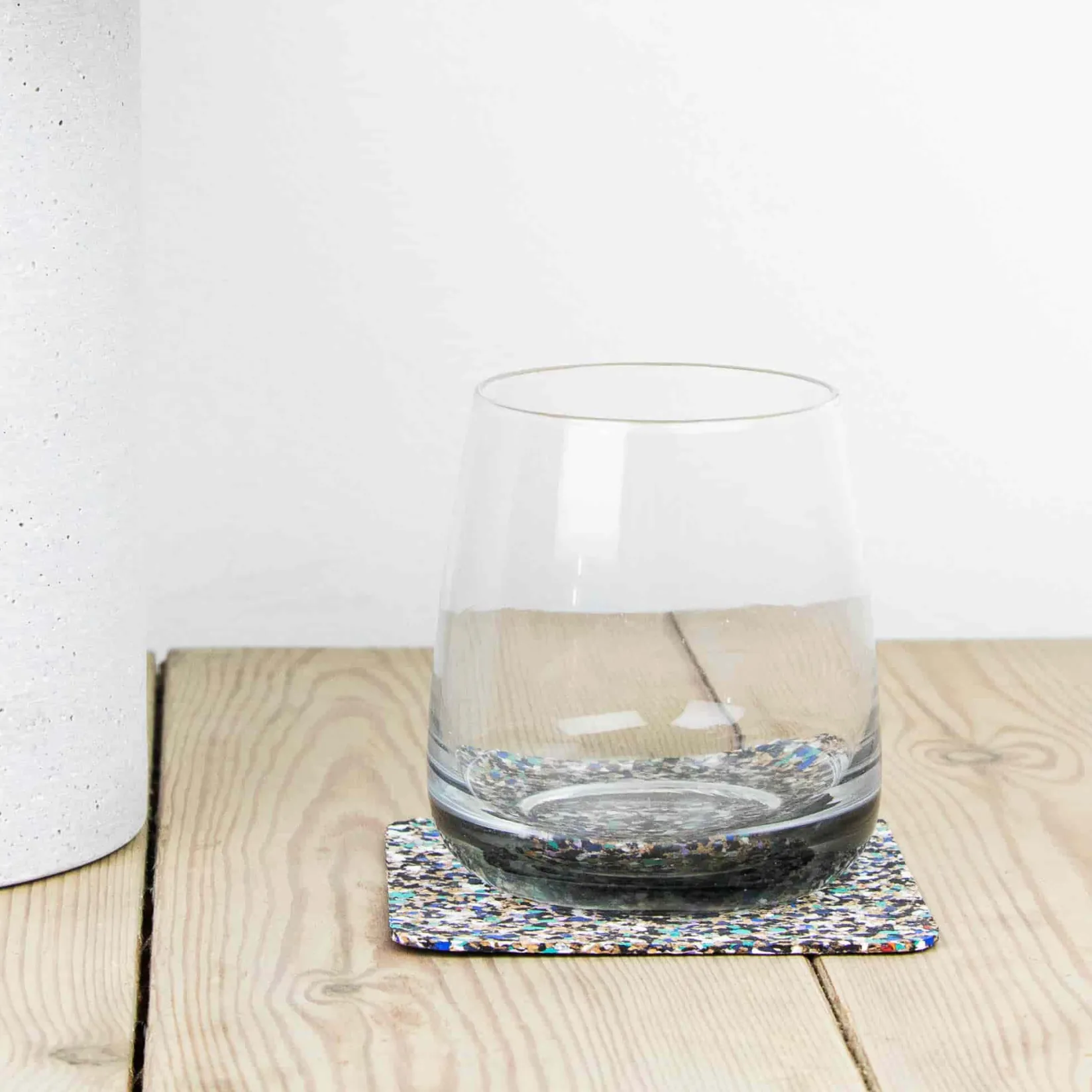 Outlet Set of 4 Beach Clean Recycled Cork Square Coasters, 10cm Tableware Brands