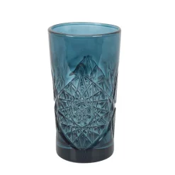 New Set of 6 Blue Hobstar Highball Glasses, 350ml Tableware Brands|Cocktail Making & Barware