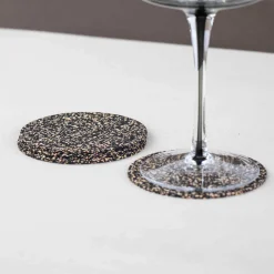 New Set of 4 Dash Recycled Round Coasters, 9cm Tableware Brands
