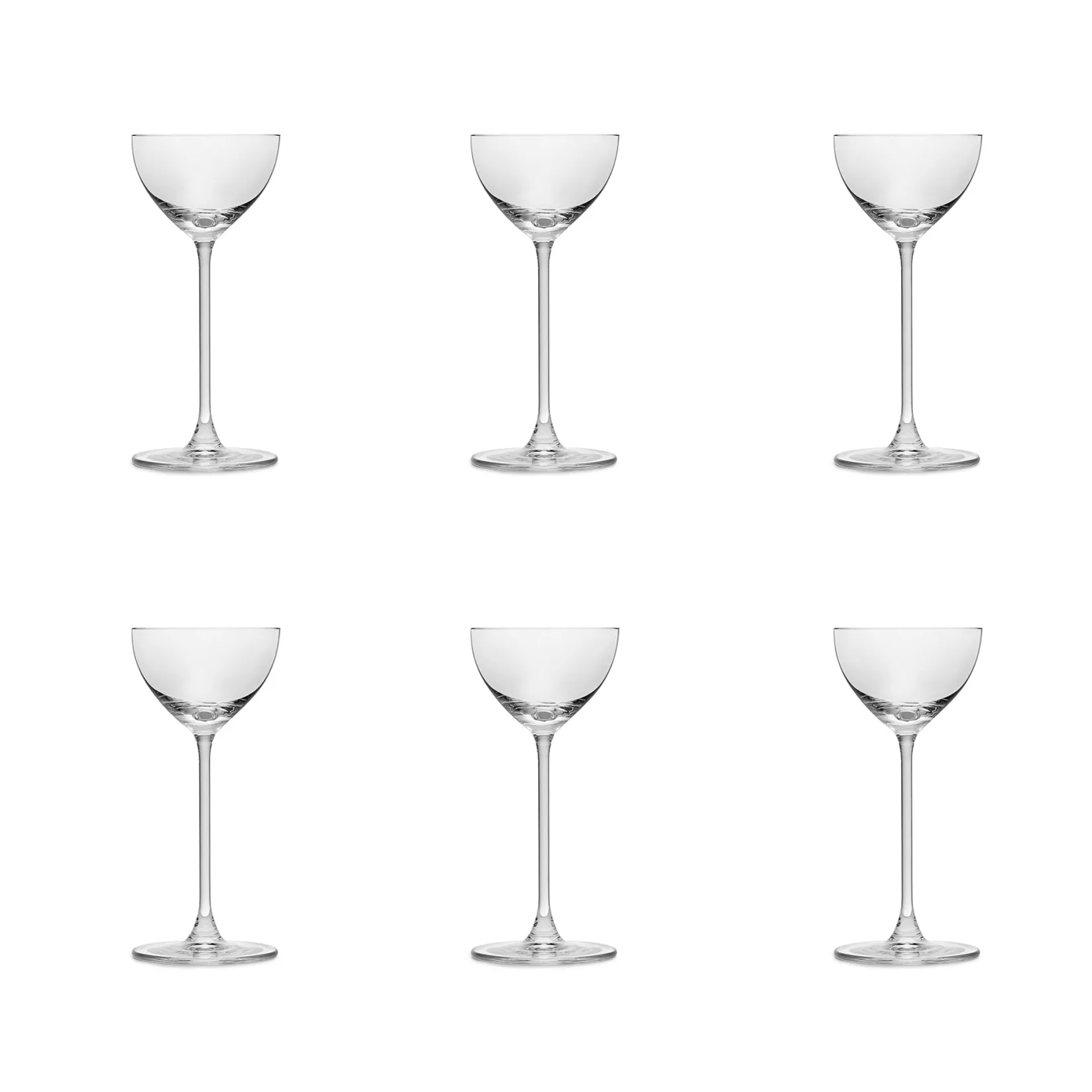 Outlet Set of 6 Fine Stemmed Nick & Nora , 155ml Tableware Brands|Cocktail Making & Barware