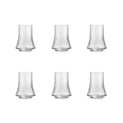 Sale Set of 6 Geometric Highball Glasses, 350ml Tableware Brands|Cocktail Making & Barware