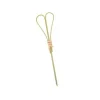 Best Set of 100 Green Looped Heart Bamboo Skewers, 9cm Tableware Brands|Canape Supplies