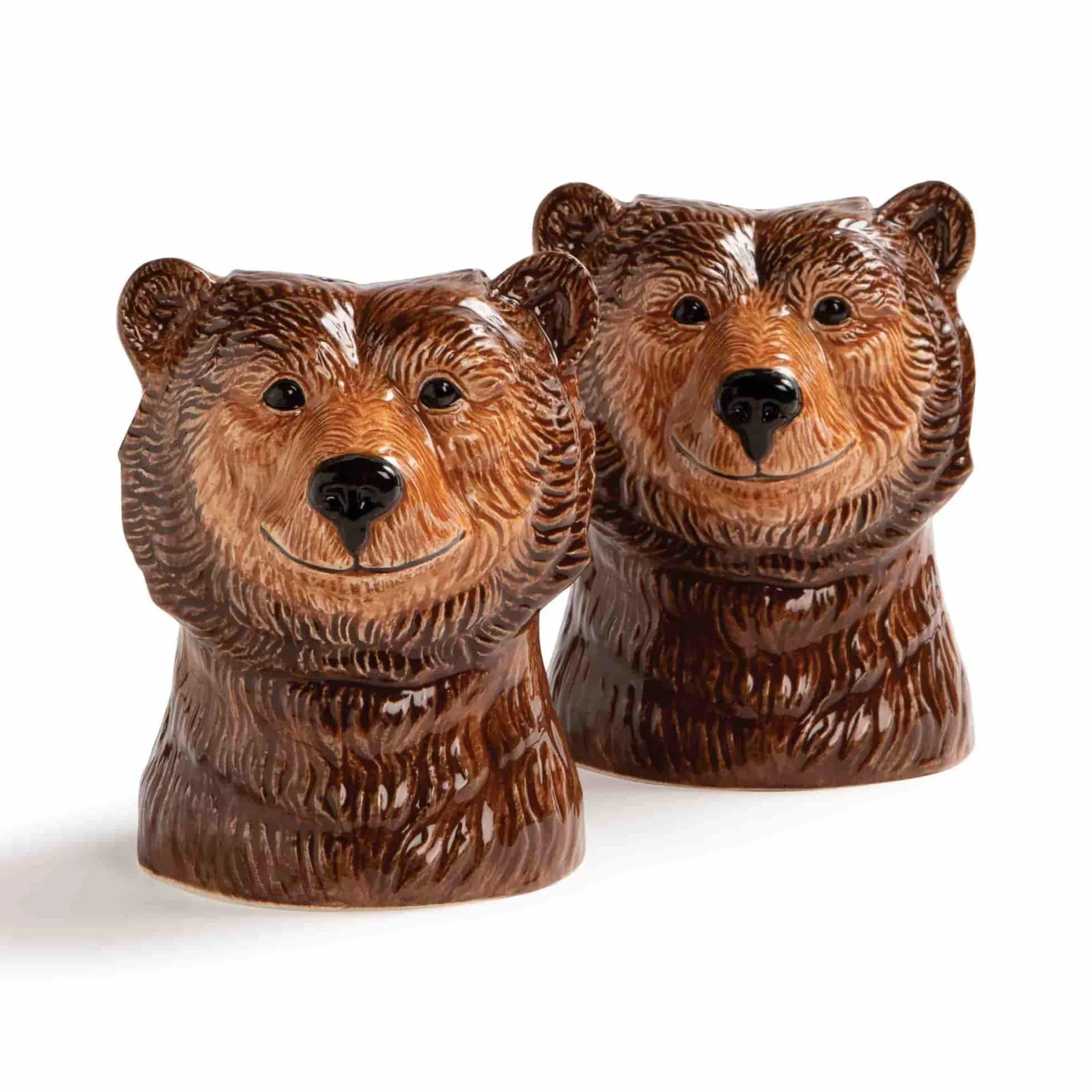 Clearance Set of 2 Grizzly Bear Salt and Pepper Shakers Tableware Brands