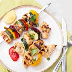 Best Set of 5 Heavy Duty Kebab BBQ Skewers, 53cm Middle Eastern Ingredients|Bbq & Smoking